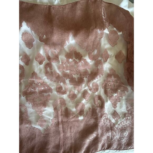 JESSICA MCCLINTOCK BURNOUT BROCADE SHEER DRESSY SHAWL - Picture 10 of 10